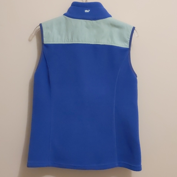 Women's S Vineyard Vines Fleece Vest - Picture 3 of 4